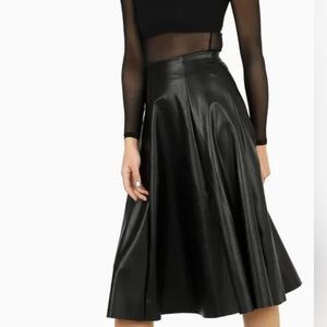 Blackmilk Route 66 Midaxi Skirt Limited Vinyl EUC